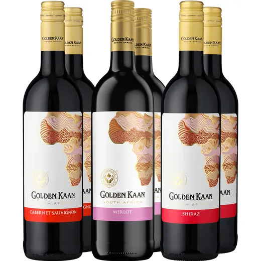 Flasche: 6er-Probierpaket »Die Rotweine von Golden Kaan«
